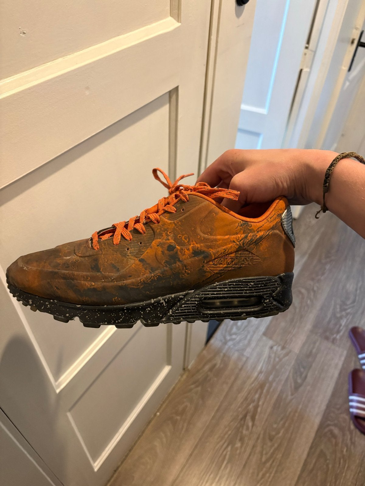 Nike Air Max 90 Mars Landing - Maat 44,5, Verzenden, Zo goed als nieuw, Overige kleuren, Sneakers of Gympen