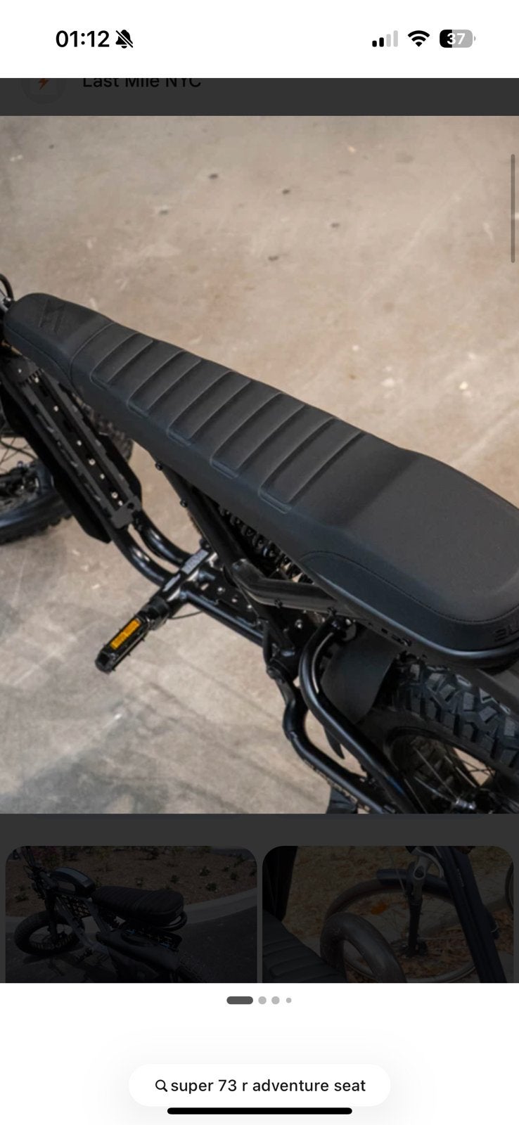 Super 73 R adventure seat gezocht !!!!!, Fietsen en Brommers, Ophalen of Verzenden, Zo goed als nieuw, Overige modellen
