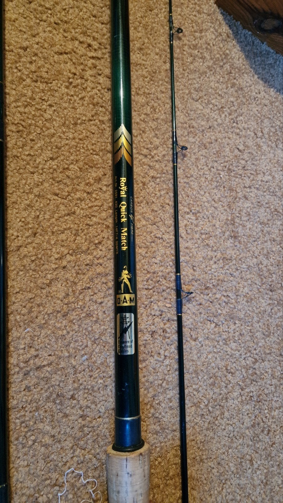 D.A.M. Royal Quick Match Werphengel - Zo goed als nieuw, Watersport en Boten, Ophalen, Zo goed als nieuw, Werphengel