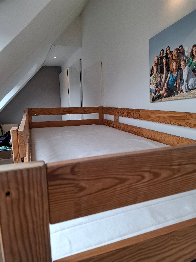 Stapelbed Ikea met matrassen, Ophalen, Gebruikt, 90 cm, Eenpersoons