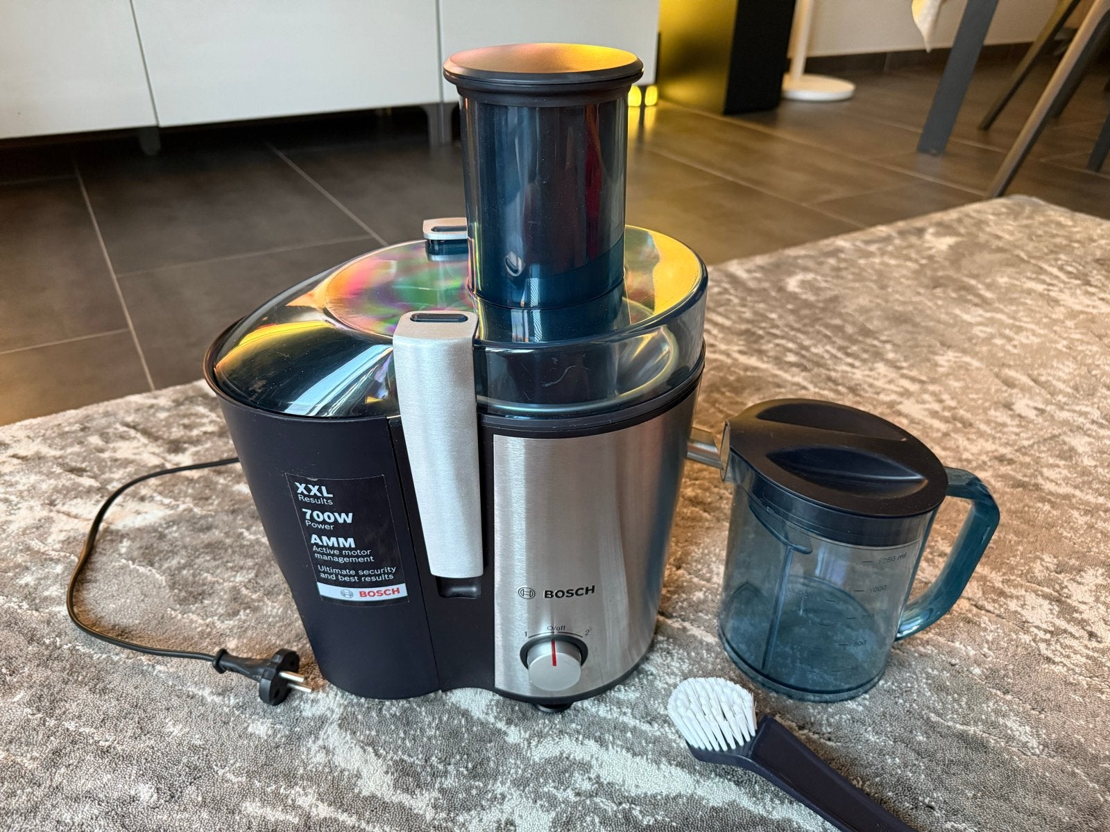 Bosch VitaJuice - Sapcentrifuge - 700W - RVS, Witgoed en Apparatuur, Juicers, Ophalen, Gebruikt, Elektrisch, Sapcentrifuge