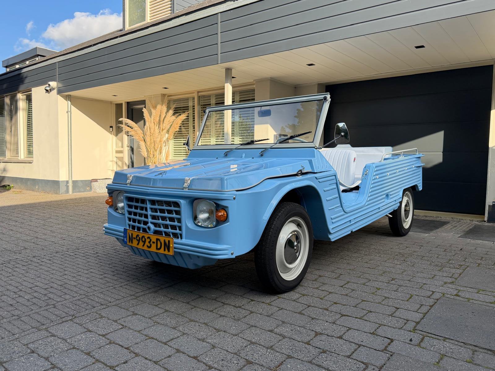 Te koop prachtige Citroen Mehari 2+2 org. gerestaureerd, Auto's, Oldtimers, Particulier, Citroën, Benzine, Cabriolet, Handgeschakeld