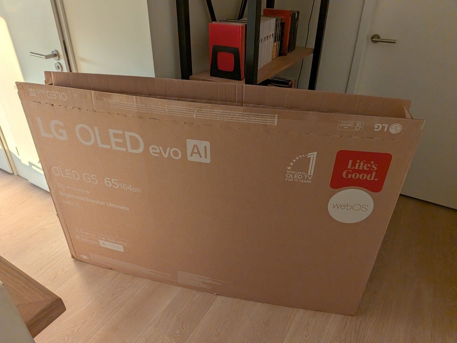 LG OLED G5 65 inch (164cm) TV doos