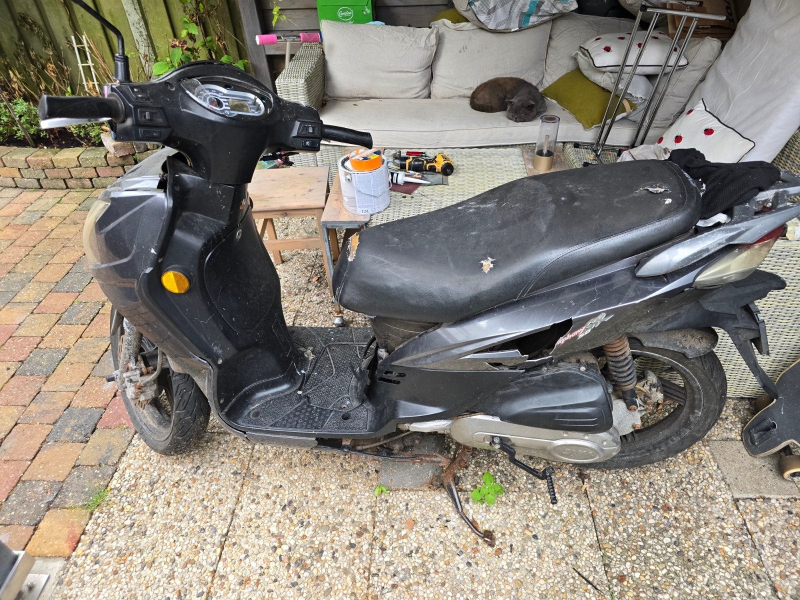 te koop symphony sr, Fietsen en Brommers, Gebruikt, Overige modellen, Ophalen of Verzenden, Benzine