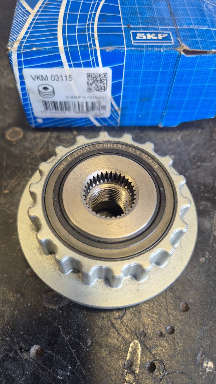 vrijlooppoelie dynamo vw t5 axd motor, Ophalen of Verzenden, Nieuw, Volkswagen