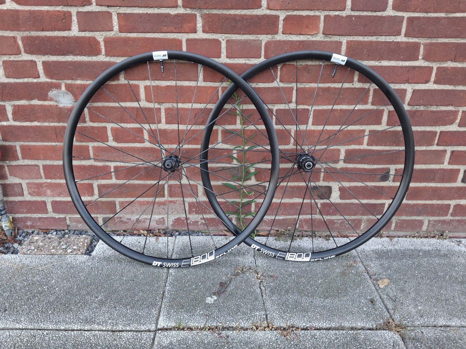 DT swiss E1800 spline wielset 28 inch + schwalbe g1 bites, Ophalen