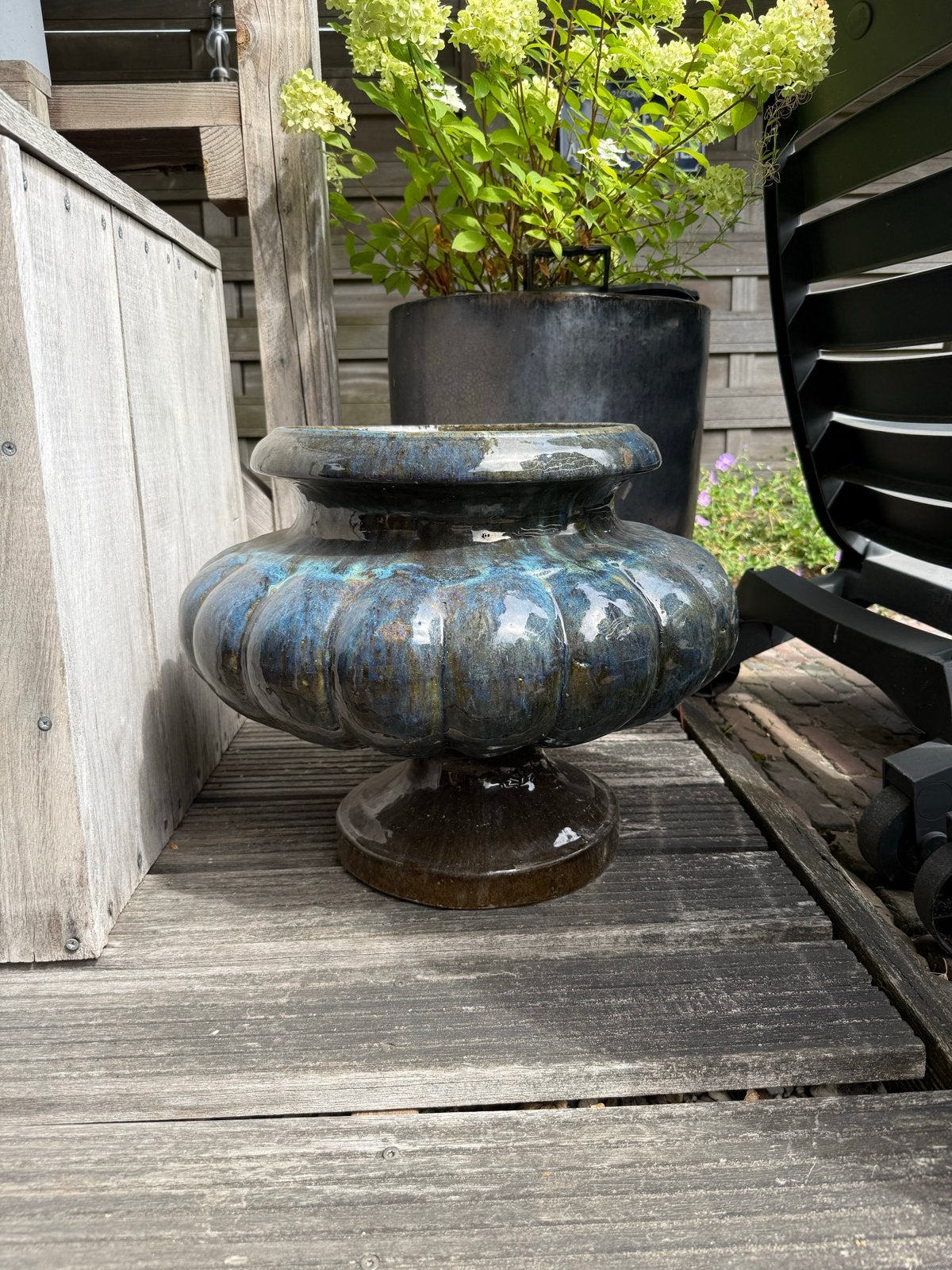 PTMD Aardewerk Pot - Hoogte 42 cm, Breedte 52 cm, Ophalen, Gebruikt, Steen/keramiek, Meerkleurig