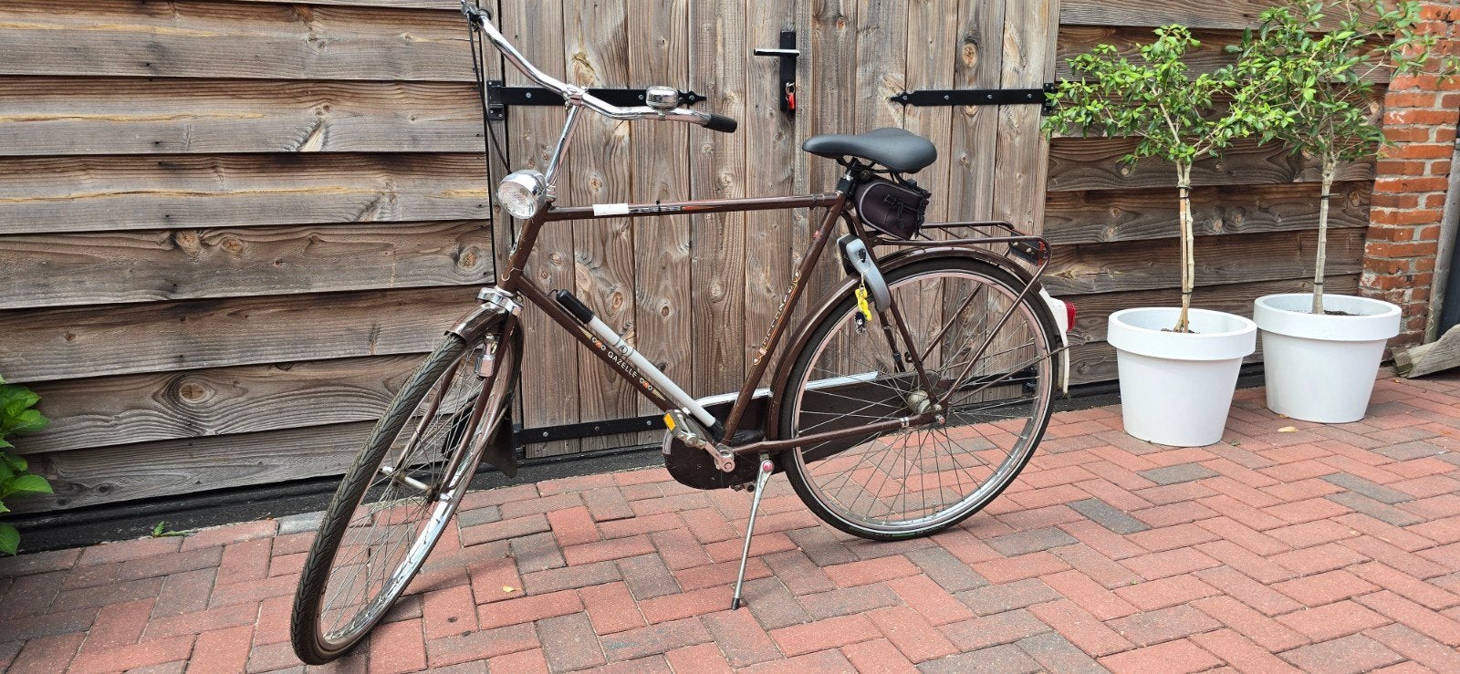 Gazelle populair herenfiets, Ophalen, Terugtraprem, Gebruikt, Versnellingen