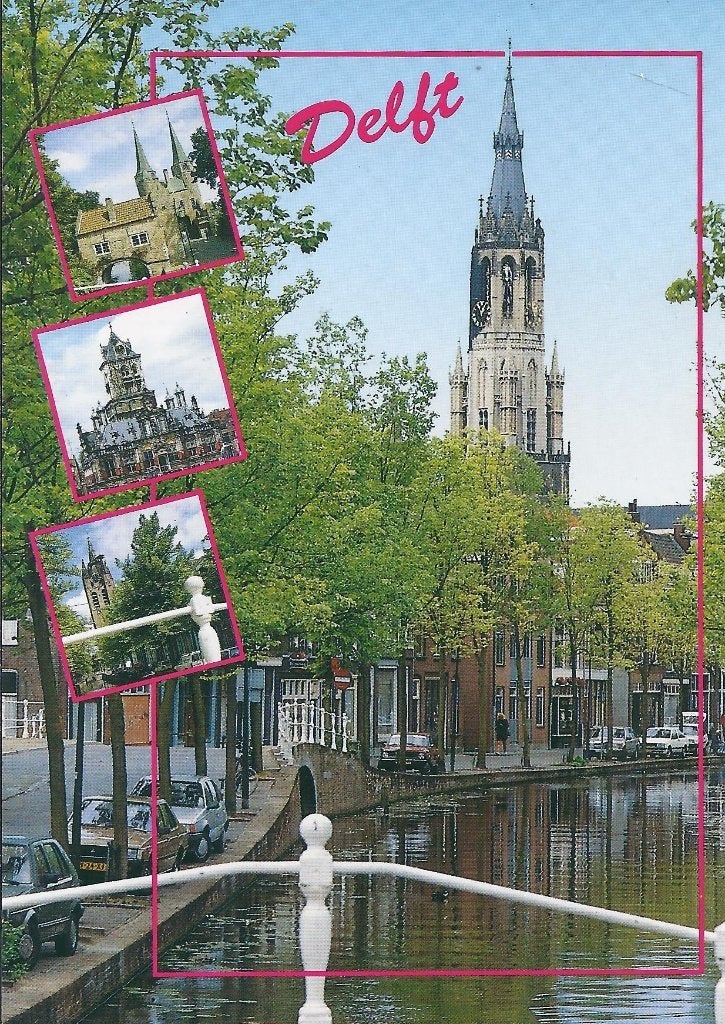 Delft ongelopen ansichtkaart ( 7365 ), Ophalen of Verzenden, 1980 tot heden, Ongelopen, Zuid-Holland