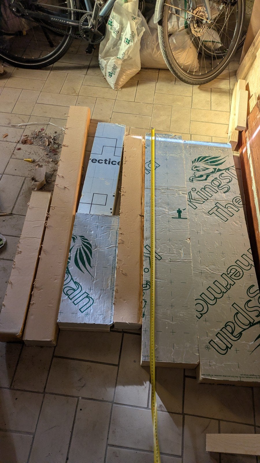 PIR isolatieplaten restpartij 80mm en 70mm, Doe-het-zelf en Verbouw, Ophalen, 4 tot 8 cm, Gebruikt, Vloerisolatie