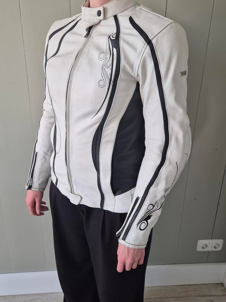 Dames motor jas leder. Ixs, Ophalen of Verzenden, Tweedehands, Dames, Jas | textiel