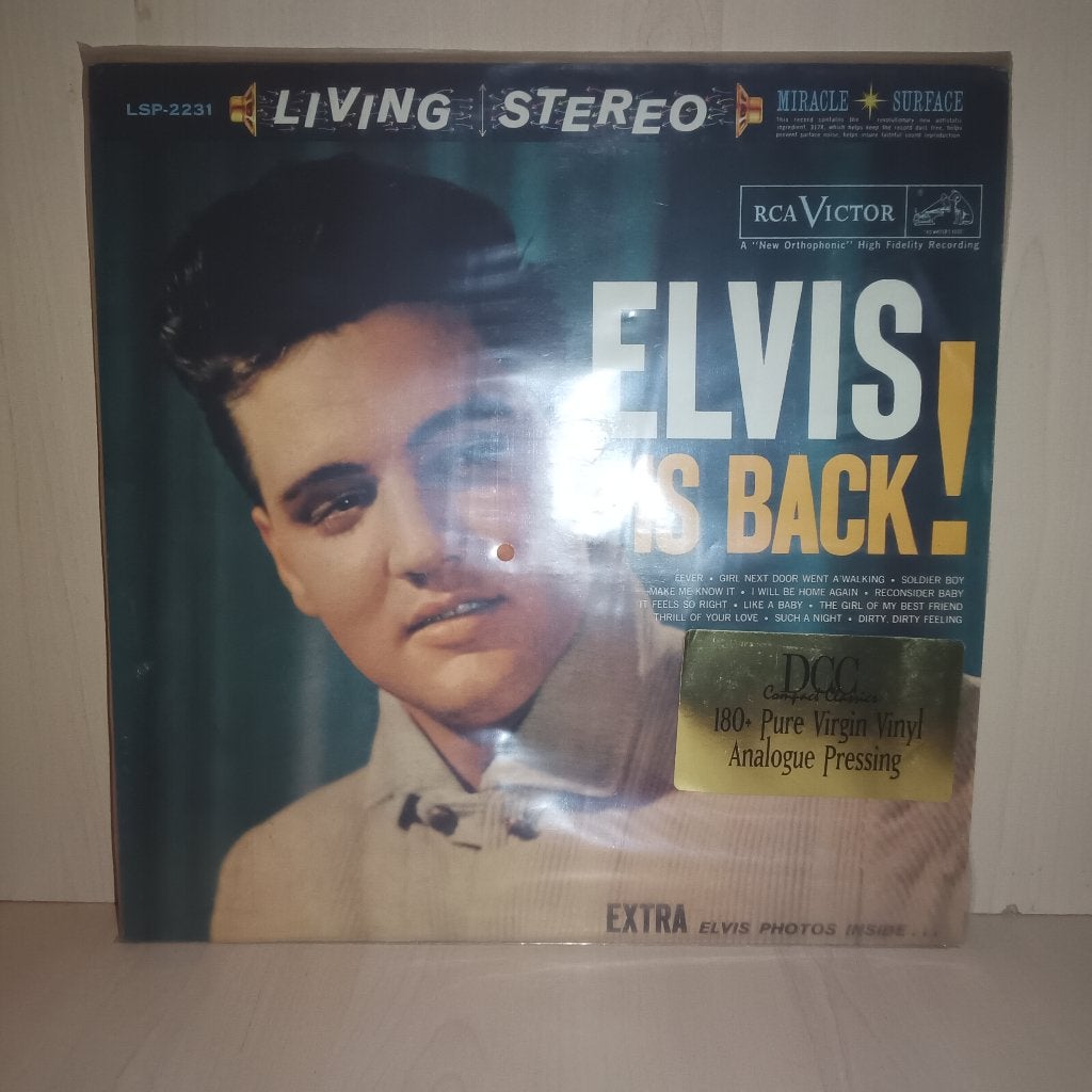 Elvis Is Back - DCC Compact Classics 1997 Steve Hoffman, Verzenden, LP