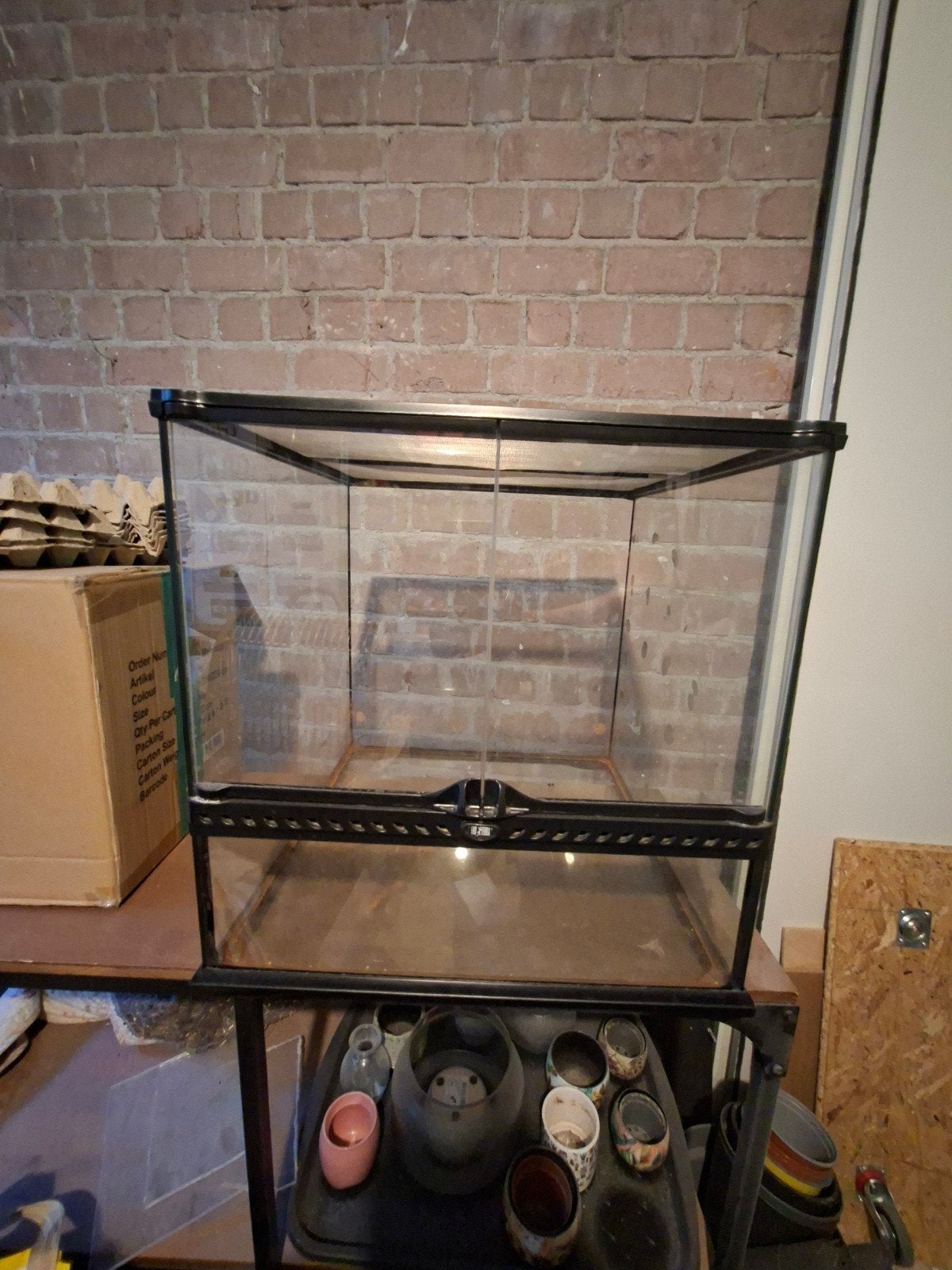 exoterra terrarium 45x45x45 cm, Ophalen, Terrarium of Paludarium