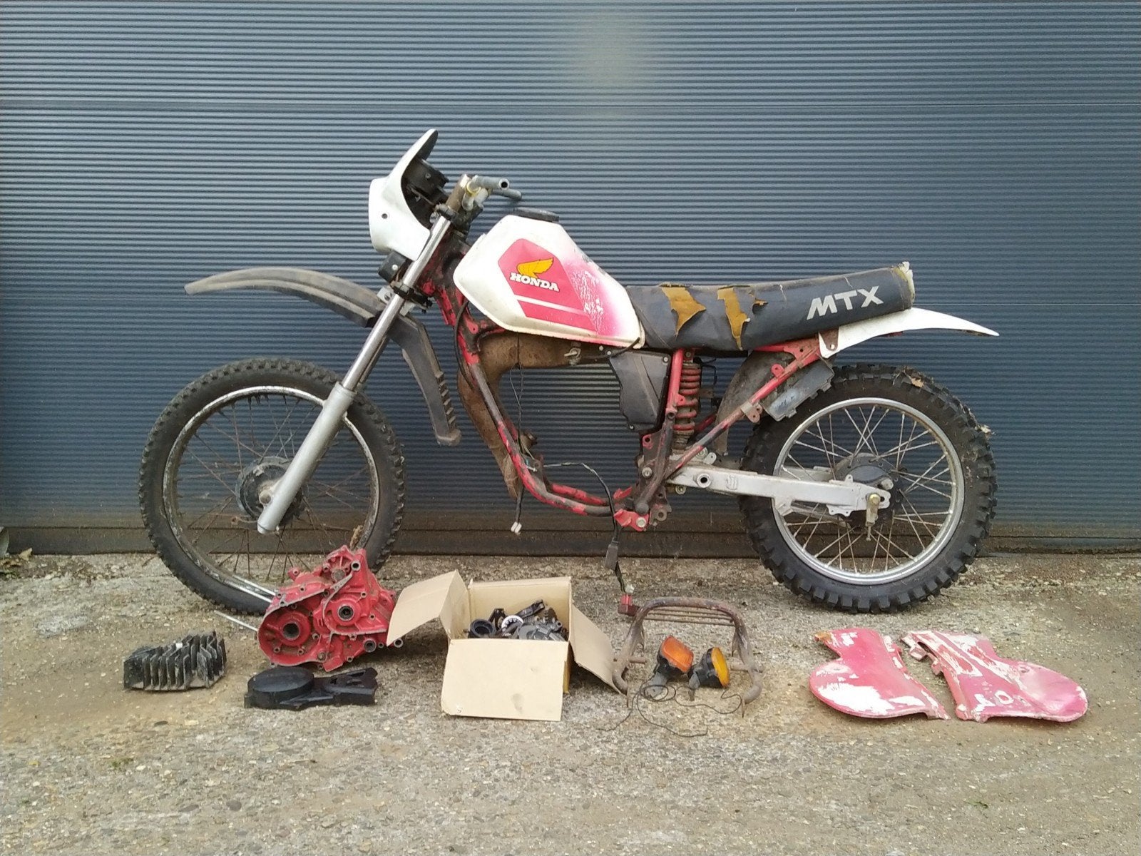 Honda MTX OT, Ophalen, Gebruikt