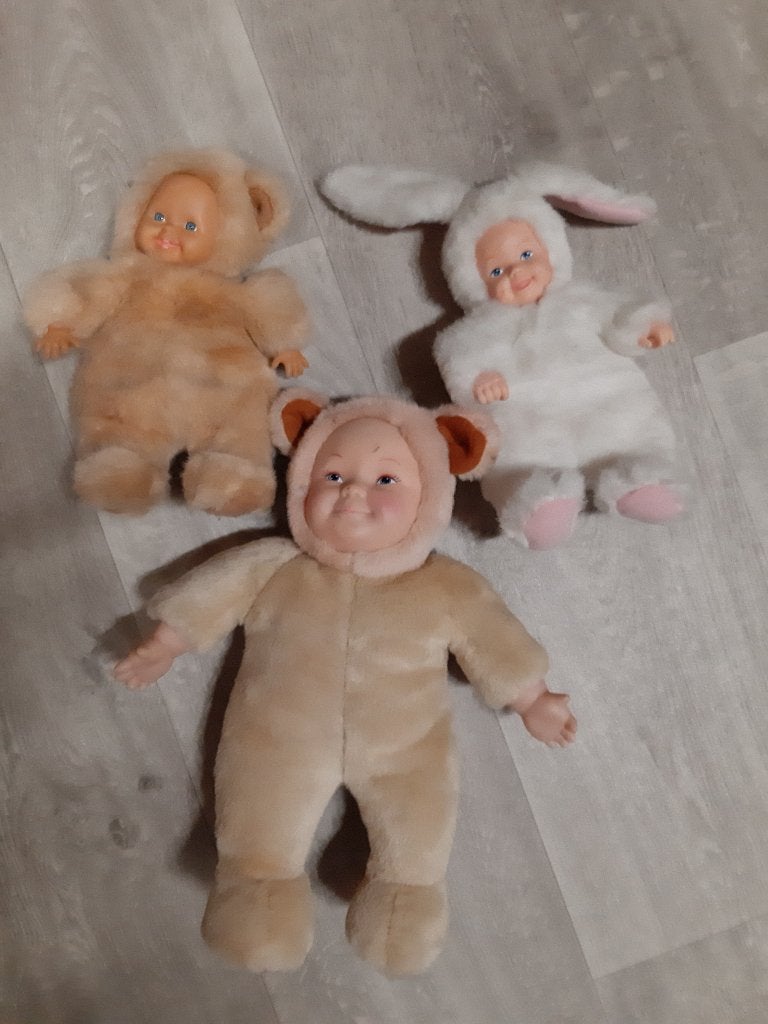 3 x Anne Geddes pop, Verzamelen, Poppen, Ophalen of Verzenden, Zo goed als nieuw, Pop