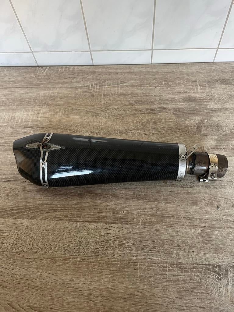 Uitlaat einddemper 54 mm, Motoren, Ophalen of Verzenden, Gebruikt