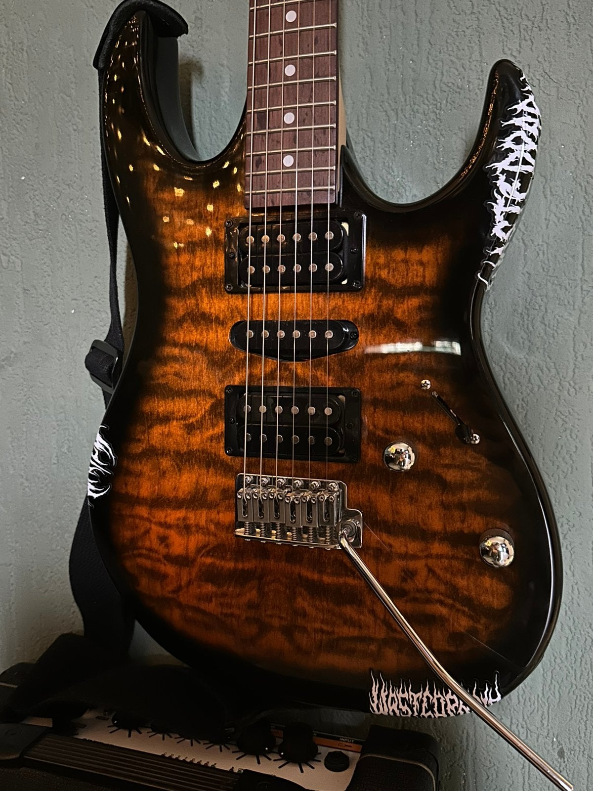 Ibanez elektrische gitaar + Orange versterker