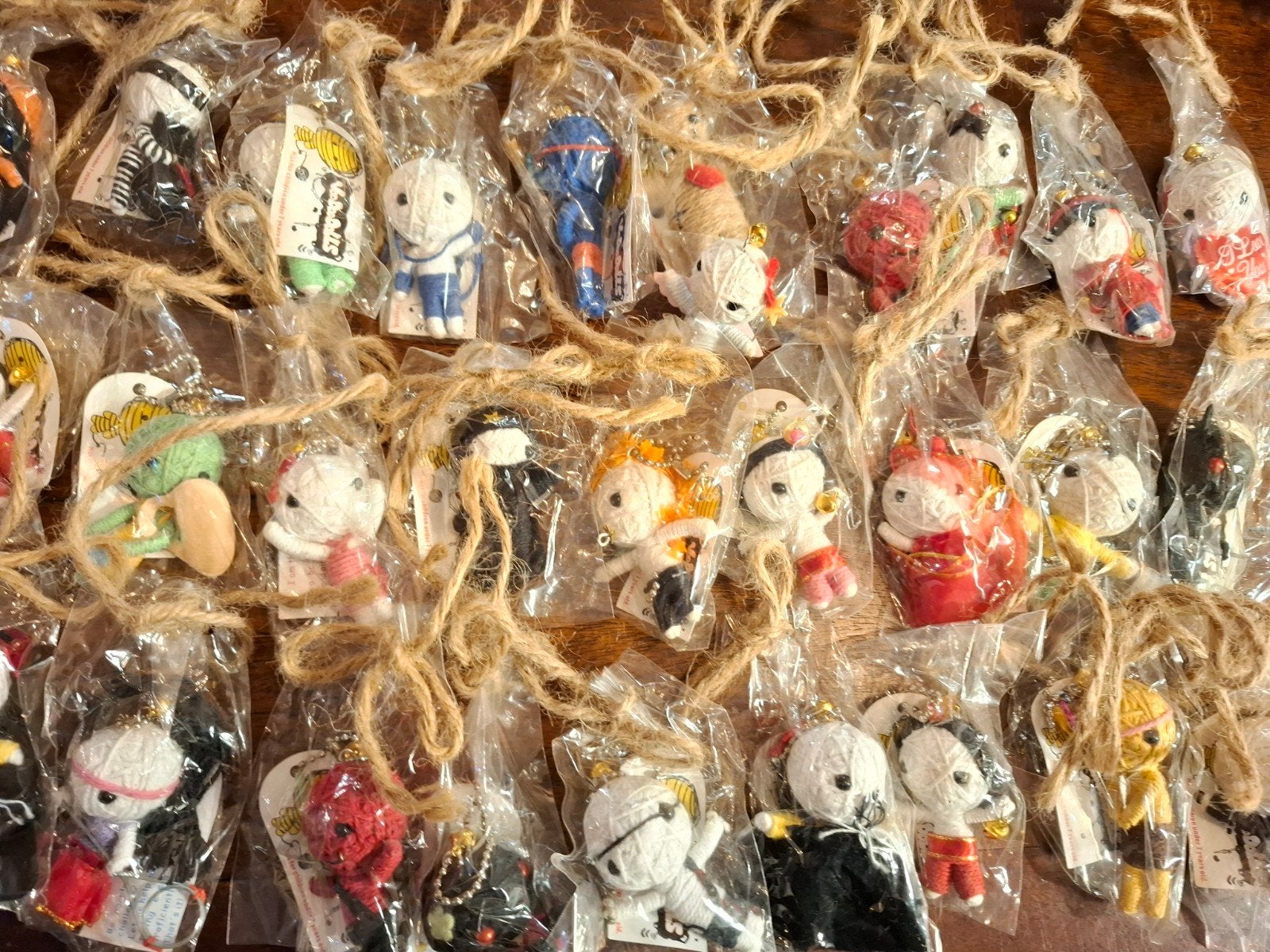 Mix partij 50 Voodoo Dolls Sleutelhangers, Ophalen of Verzenden, Nieuw