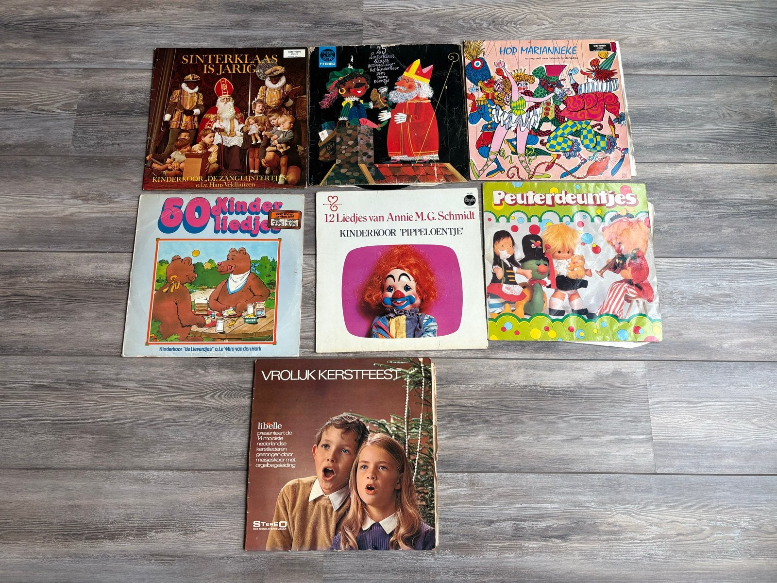 Kinder LP's jaren 60/70 Sinterklaas, Kerst en Kinderliedjes, Ophalen of Verzenden, Gebruikt, Overige formaten, Levenslied of Smartlap