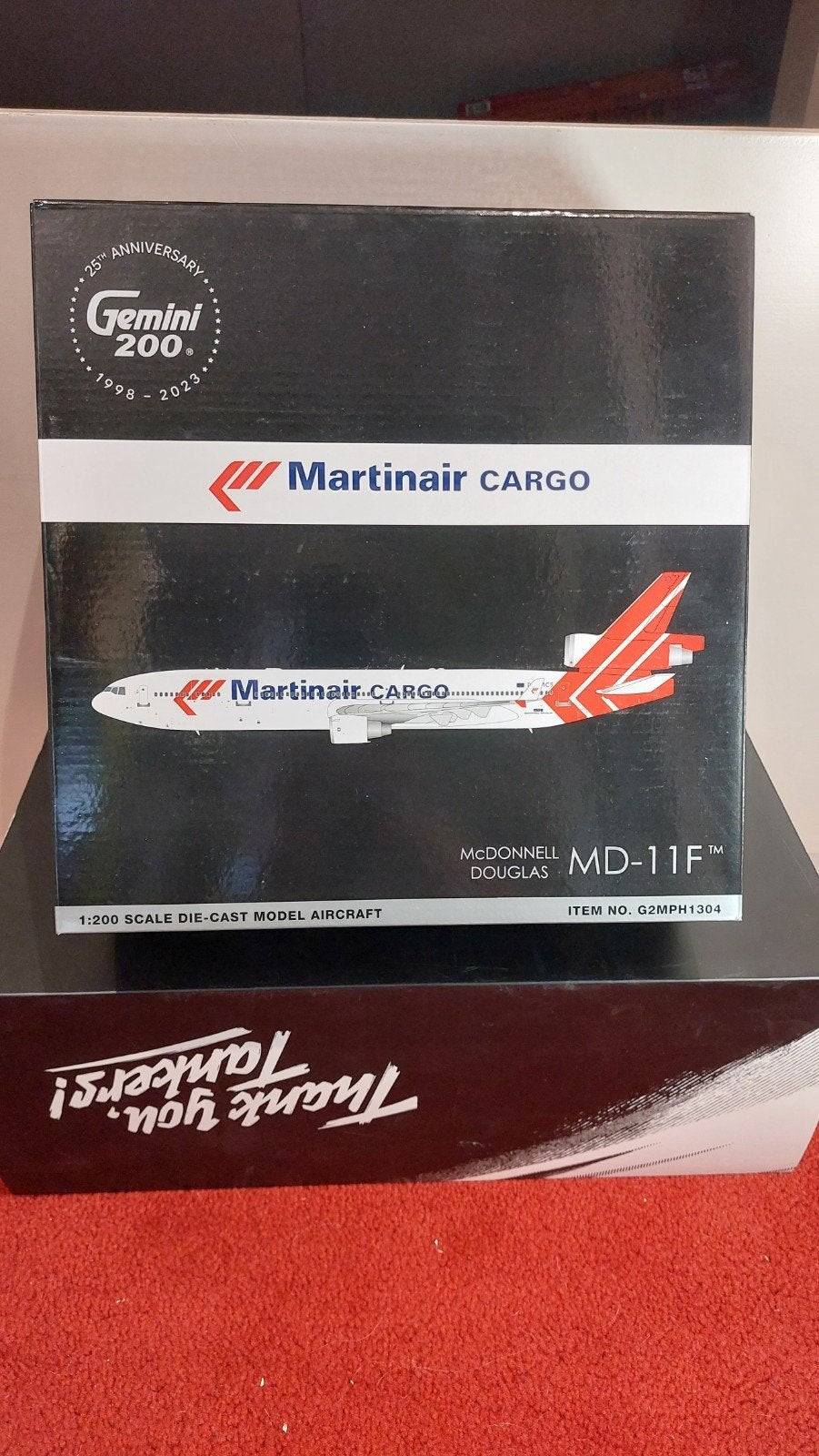 Gemini jets MD-11F Martinair cargo., Ophalen of Verzenden, Nieuw, Schaalmodel