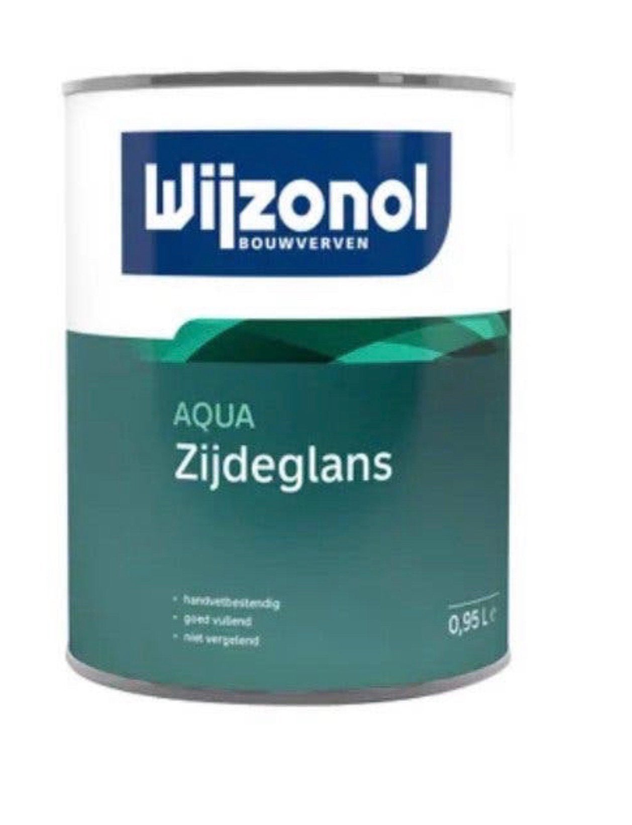 1L aflak zijdeglans voor binnen 9010, Ophalen, Zo goed als nieuw, Wit