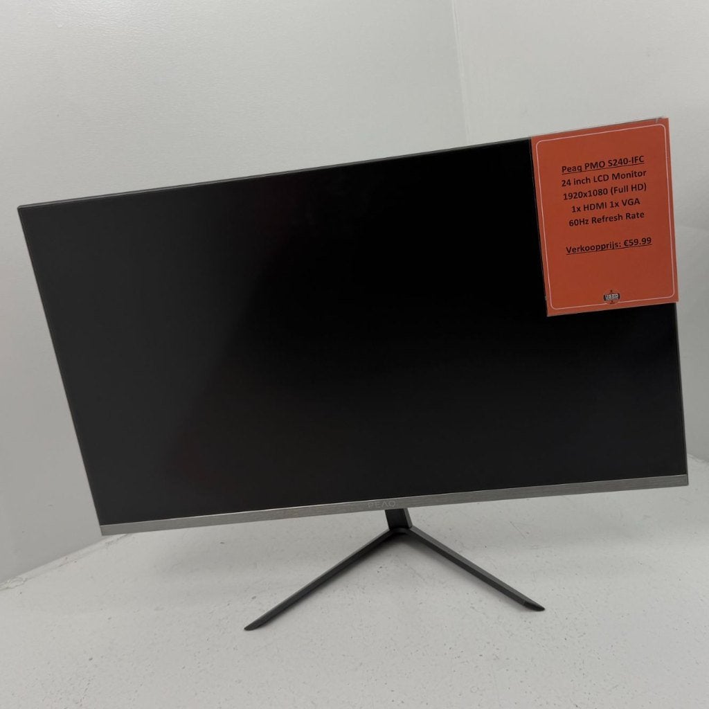 Peaq PMO S240-IFC Monitor | Met garantie, Computers en Software, Monitoren, Ophalen, PEAQ, Toulonsleaan 72, IPS