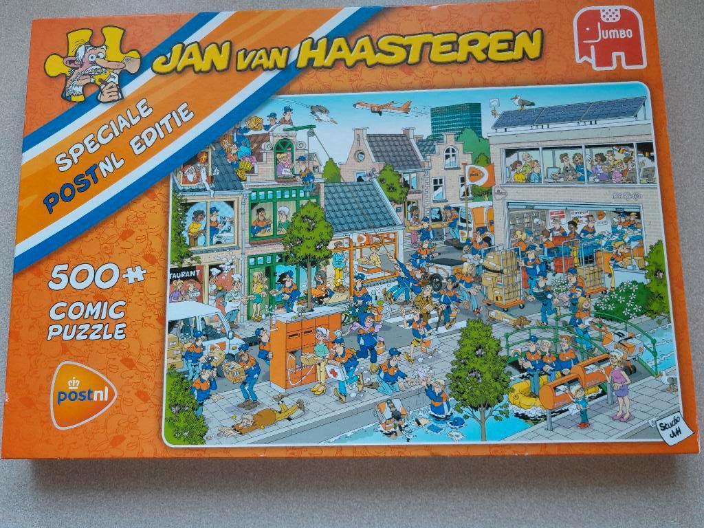 JAN VAN HAASTEREN SPECIALE POSTNL EDITIE  500 stukjes, Hobby en Vrije tijd, Denksport en Puzzels, Ophalen, 500 t/m 1500 stukjes