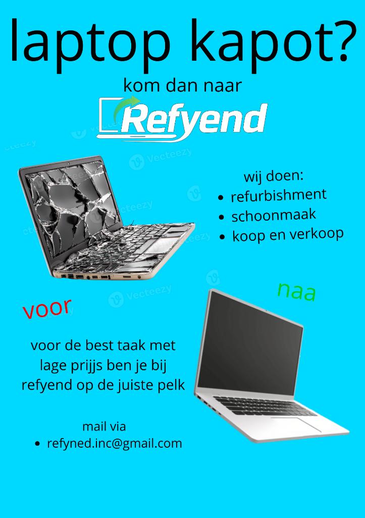 laptop repair refurbishment en SchoonMaak, Qwerty, Ophalen of Verzenden, Zo goed als nieuw, 17 inch of meer