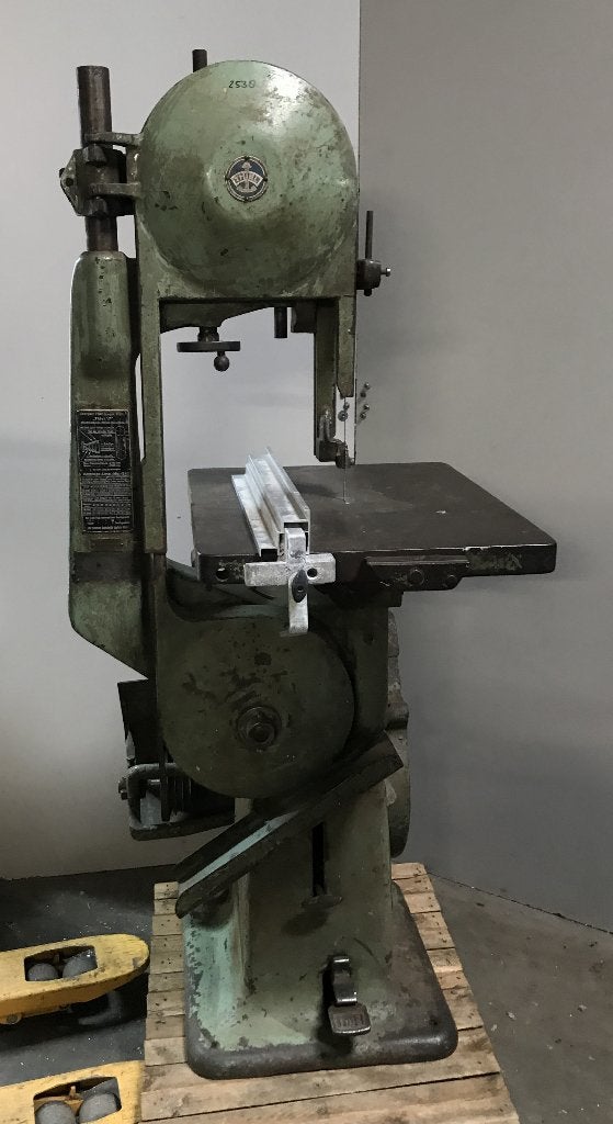 Lintzaag, Thiel, 17", 400 volt, hout, nonferro, staal, Doe-het-zelf en Verbouw, Gereedschap | Zaagmachines, Ophalen, Gebruikt