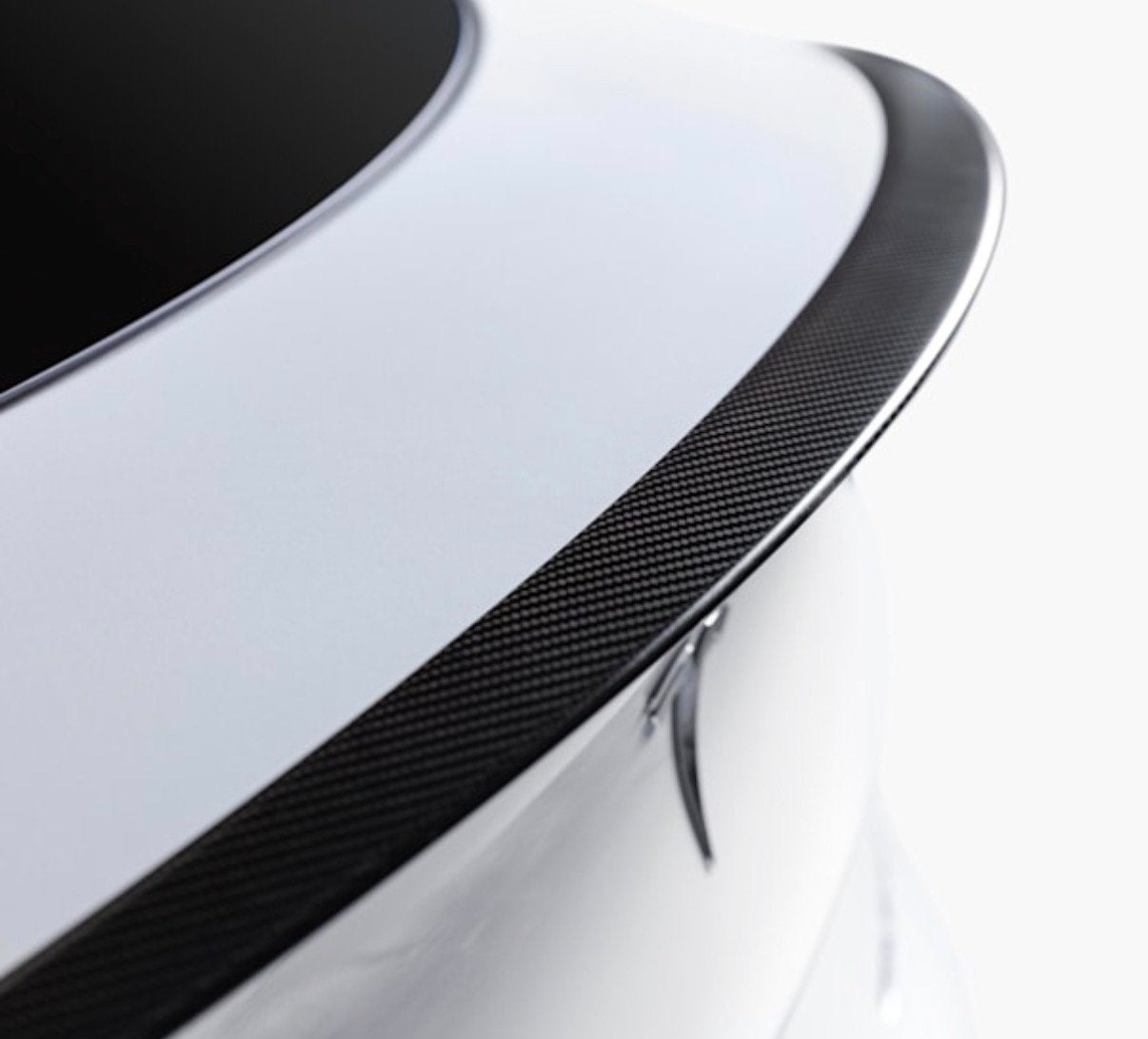 Originele Tesla Model Y Carbon Achterklep Spoiler, Auto-onderdelen, Ophalen of Verzenden, Gebruikt, Achter, Achterklep