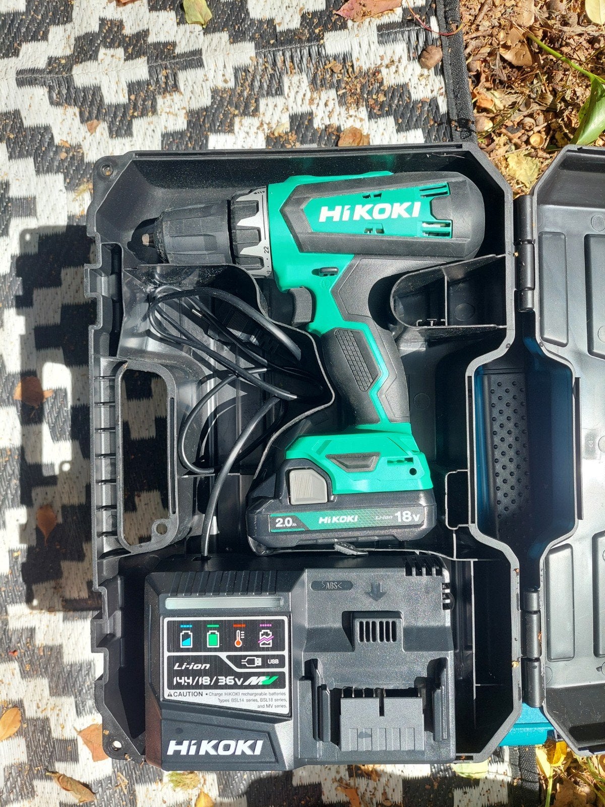 HiKOKI DS18DF 18V Accuboormachine met lader en koffer, Ophalen of Verzenden, Zo goed als nieuw, 600 watt of meer, Boor- en Schroefmachine