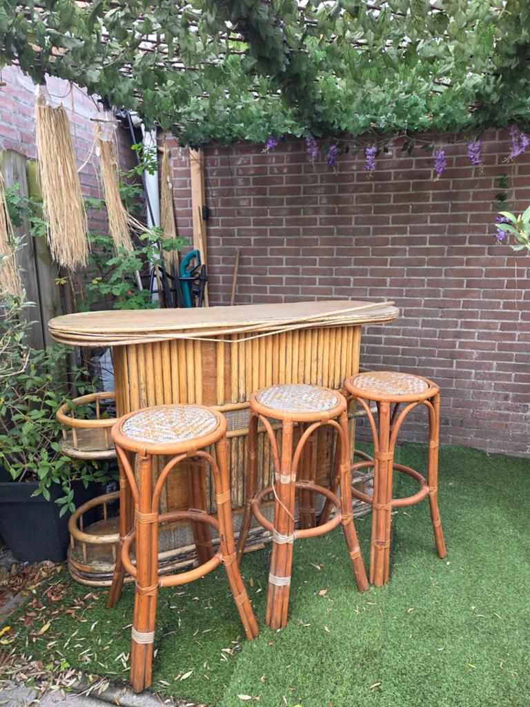 Vintage Tiki Bar - Bamboe, Ophalen