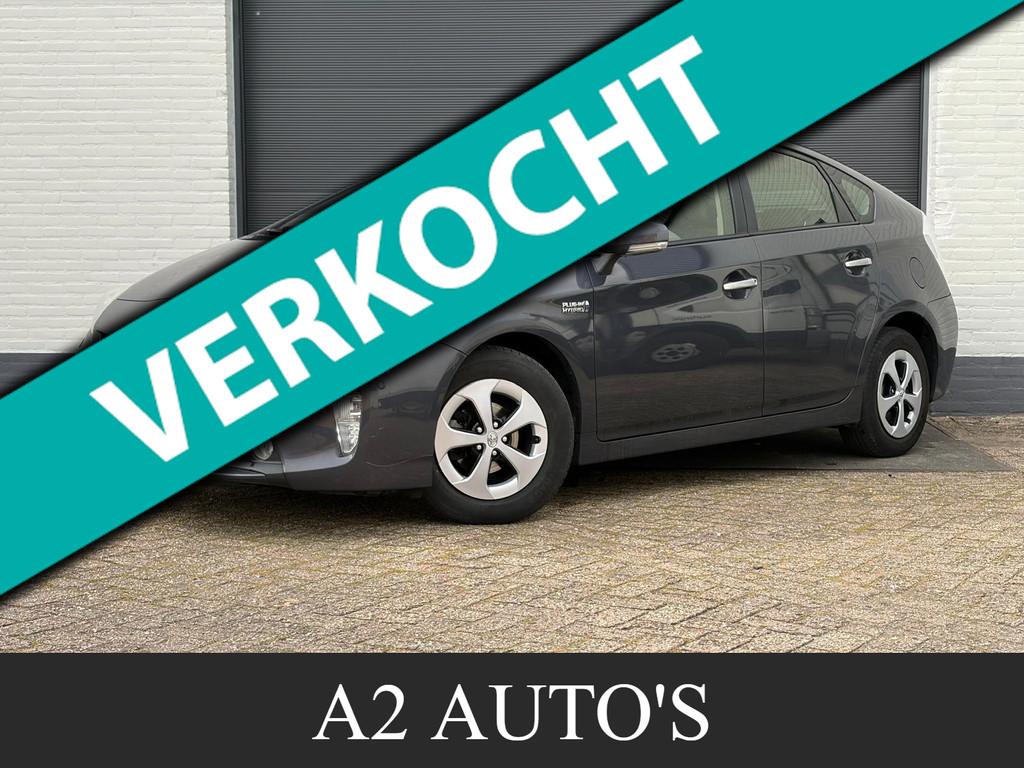 Toyota Prius 1.8 Plug-in Executive Business Automaat|Ecc|Cam, Euro 5, Gebruikt, Zwart, Stoelverwarming