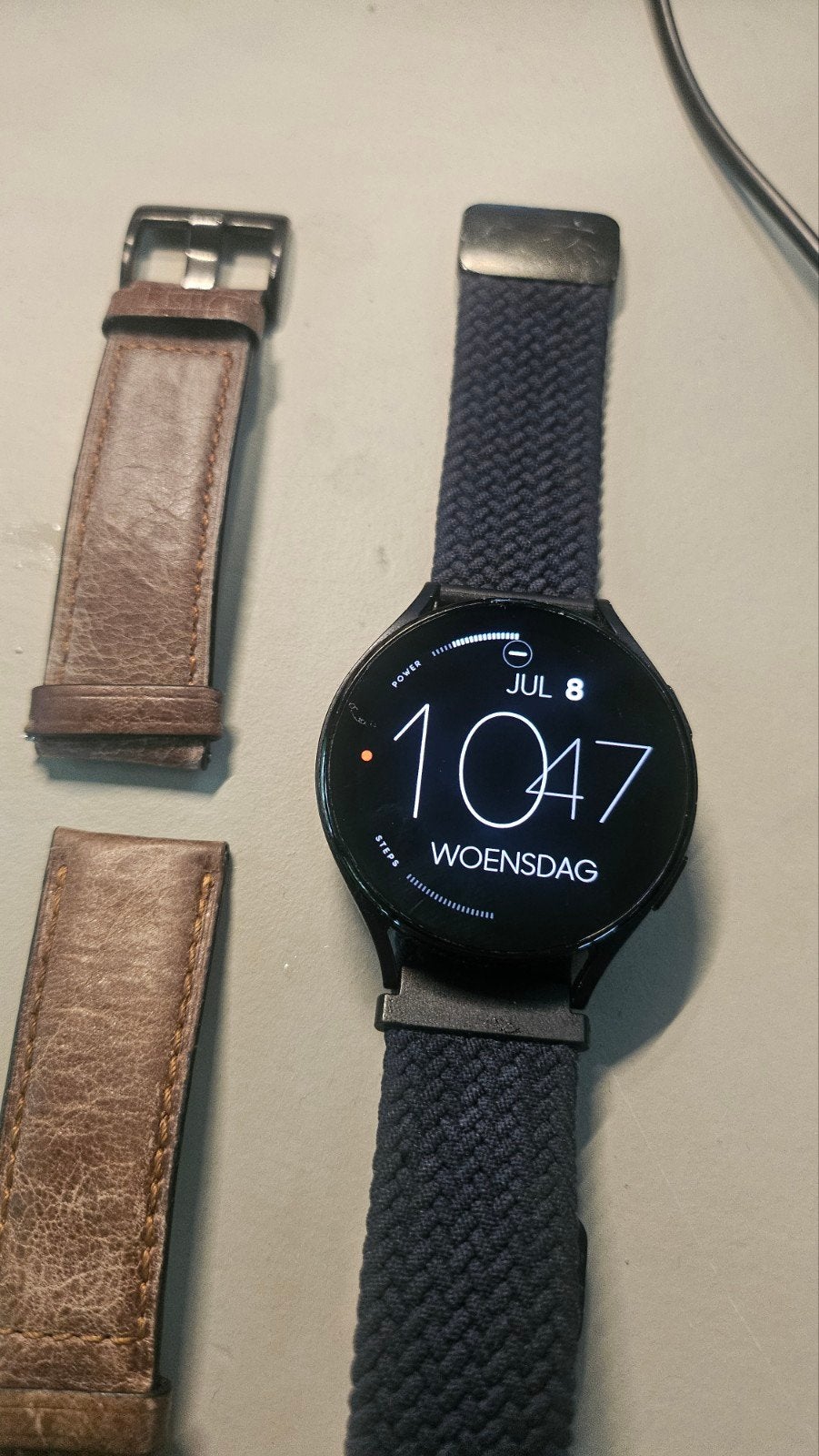 Samsung Galaxy Watch 5 4G, Gebruikt, Zwart, Samsung ⌚️, Ophalen of Verzenden