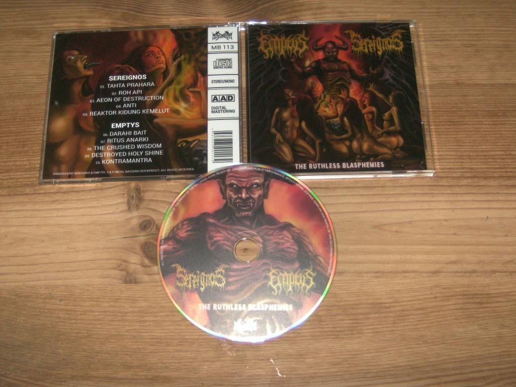 Sereignos / Emptys – The Ruthless Blasphemies, Ophalen of Verzenden, Zo goed als nieuw