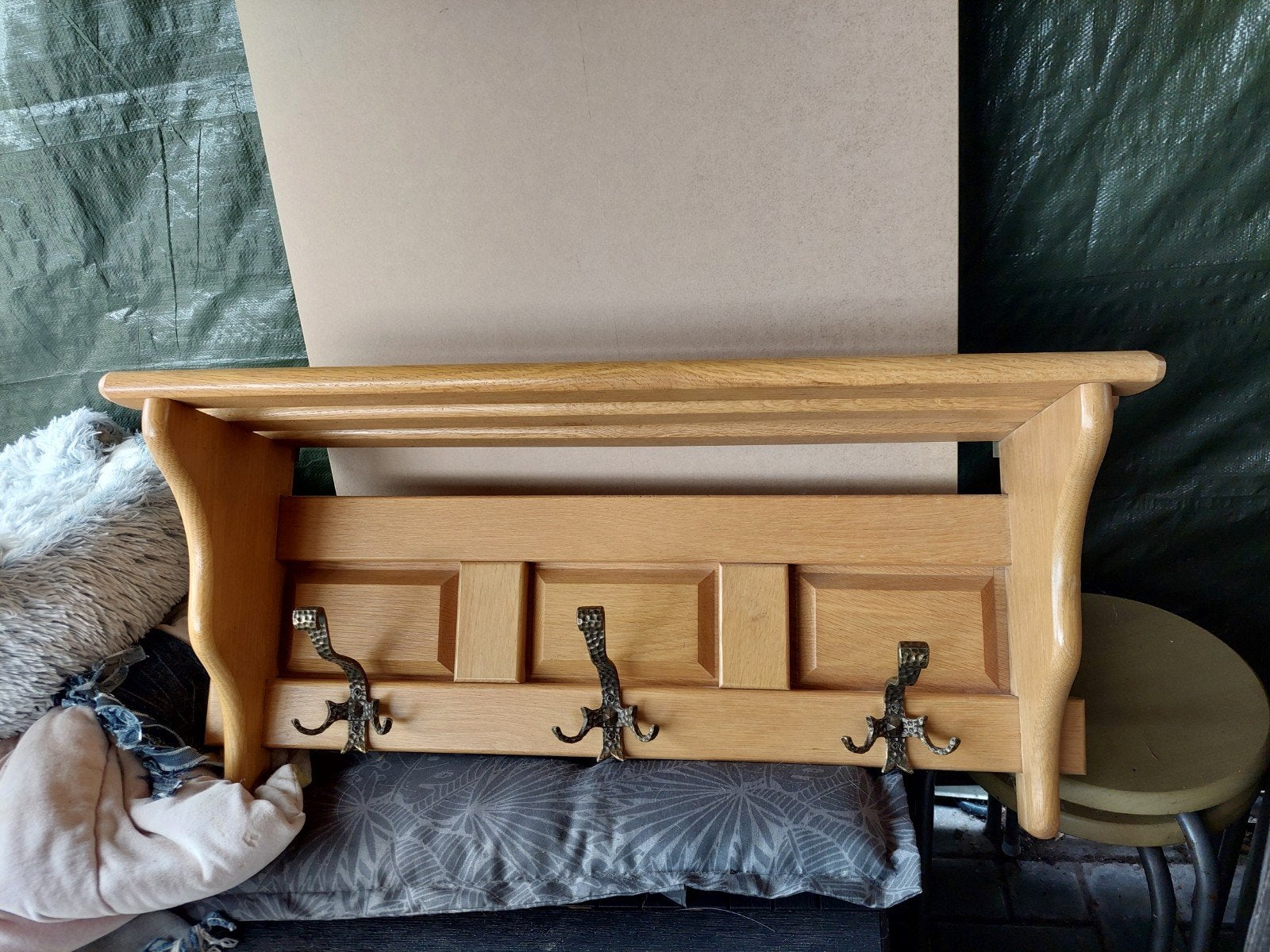 Kapstok, Huis en Inrichting, Gebruikt, Minder dan 100 cm, Hout, Ophalen