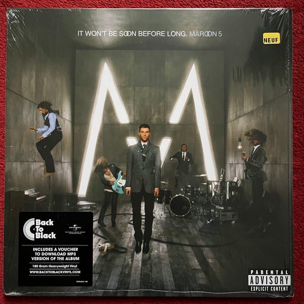 Maroon 5 : It won't be soon before long (nieuwe LP), 12 inch, Nieuw in verpakking, Poprock, Ophalen of Verzenden