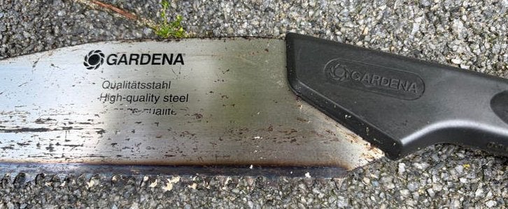 Gardena Snoeizaag - Hoogwaardig staal, Tuin en Terras, Snoeischaren, Ophalen of Verzenden, Gebruikt, 50 mm of meer