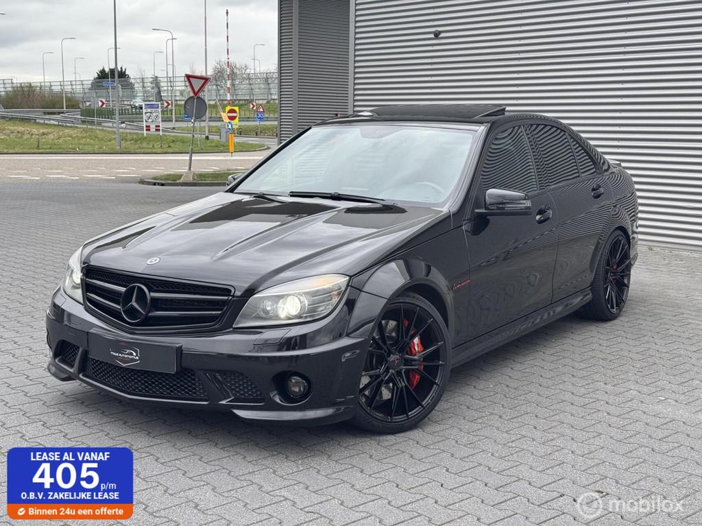 Mercedes C-klasse AMG 63, Automaat, Achterwielaandrijving, 8 cilinders, Zwart