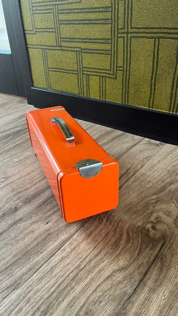 Cake trommel, Ophalen, Metaal, Brabantia, Oranje