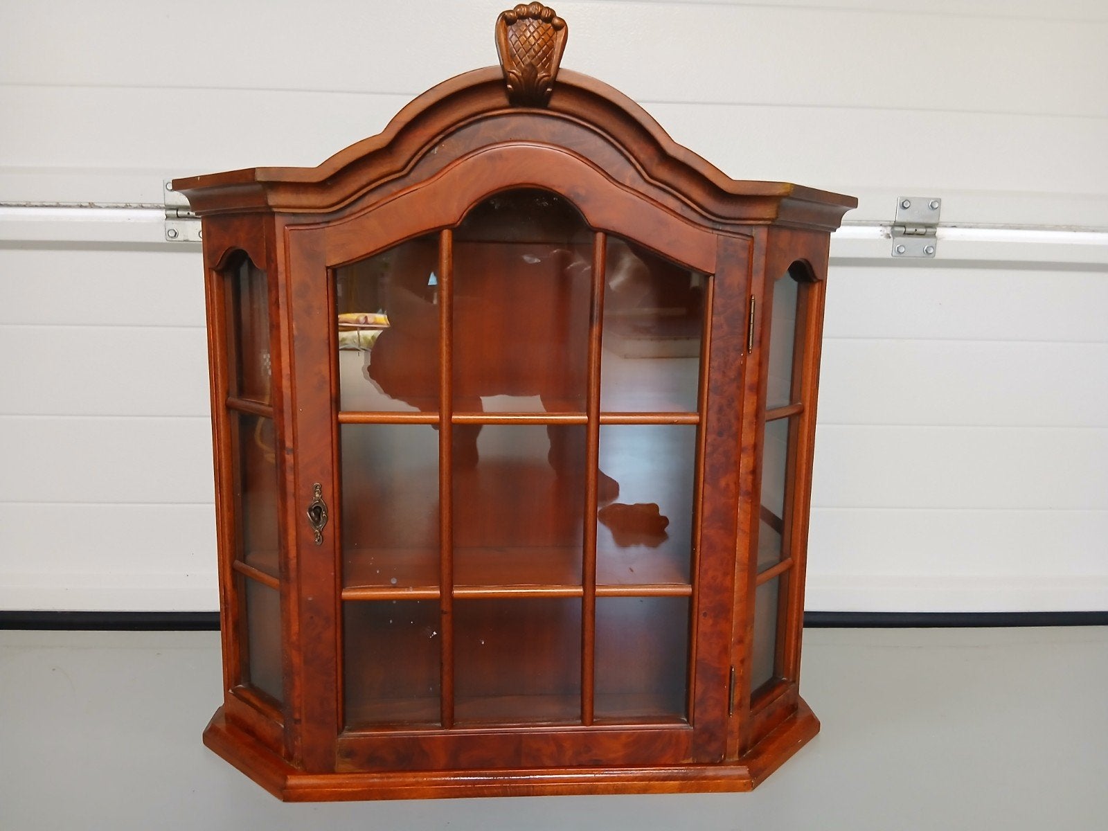 Houten vitrine kastje, Zo goed als nieuw, Minder dan 100 cm, 25 tot 50 cm, 50 tot 100 cm
