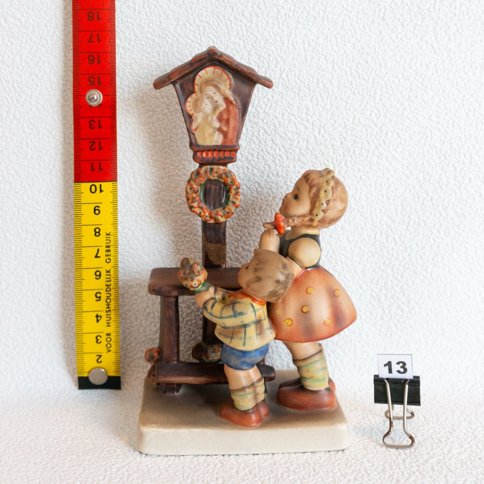 Vintage Hummel beeldje: Kinderen bij Mariakapel, Ophalen of Verzenden, Nieuw, Hummel