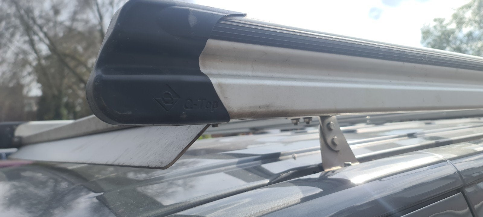 dak drager q-top alminium met rvs poten vw t5.1 t6, Ophalen, Gebruikt, Volkswagen