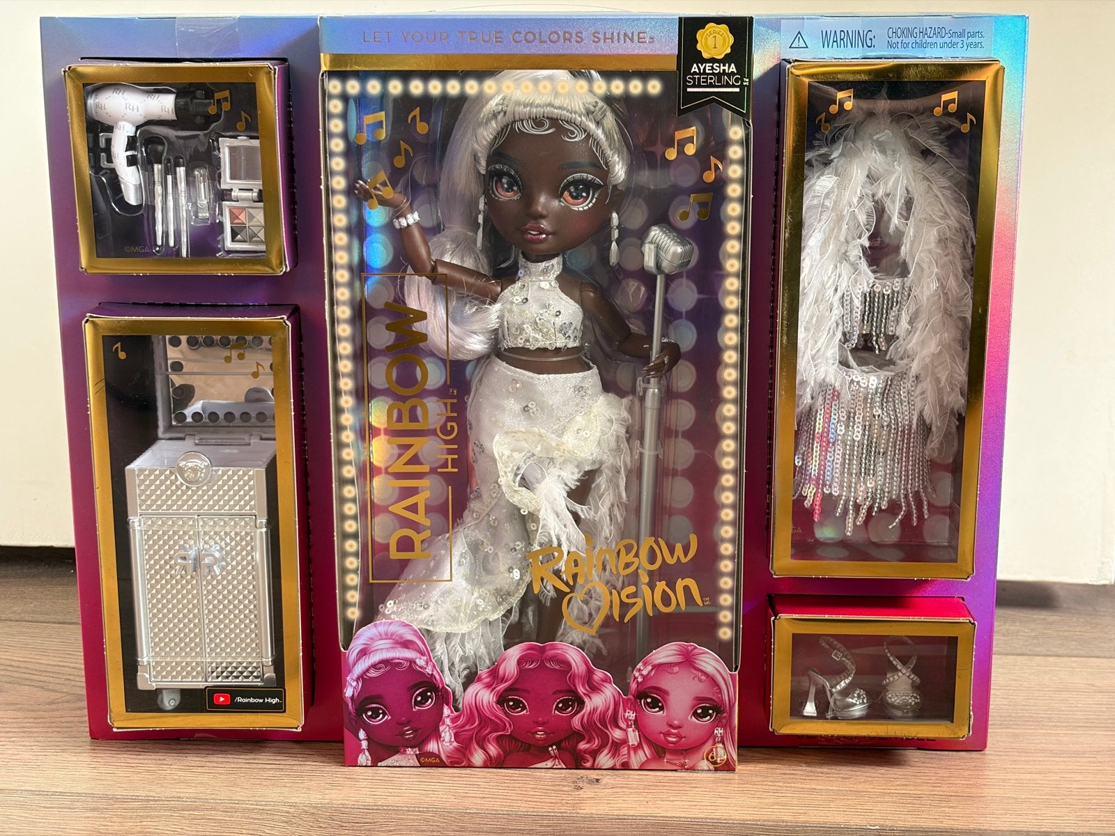 Rainbow High Vision Ayesha Sterling pop - Nieuw in doos, Ophalen of Verzenden, Nieuw, Overige typen