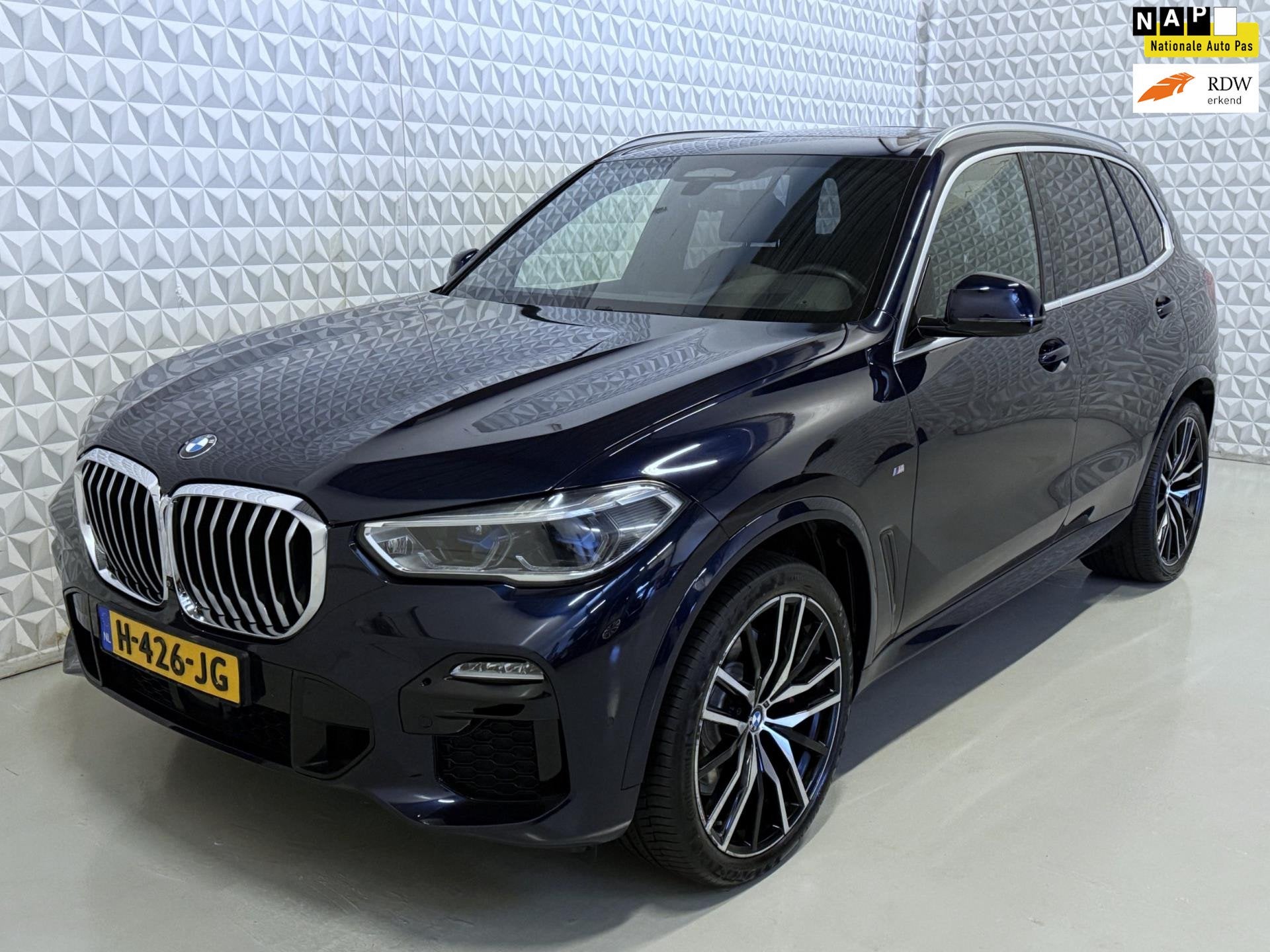 BMW X5 XDrive30d High Executive M-SPORTPAKKET 99.000km(2020), Automaat, Gebruikt, 2993 cc, Blauw