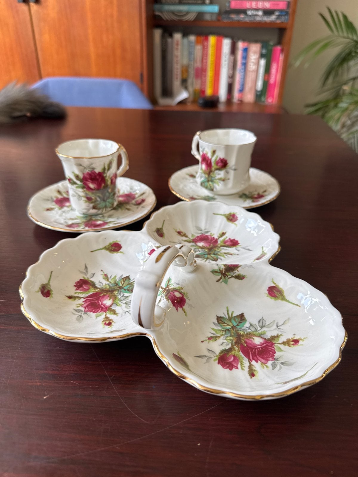 Hammersley Fine Bone China Theeset met Rozen, Ophalen of Verzenden
