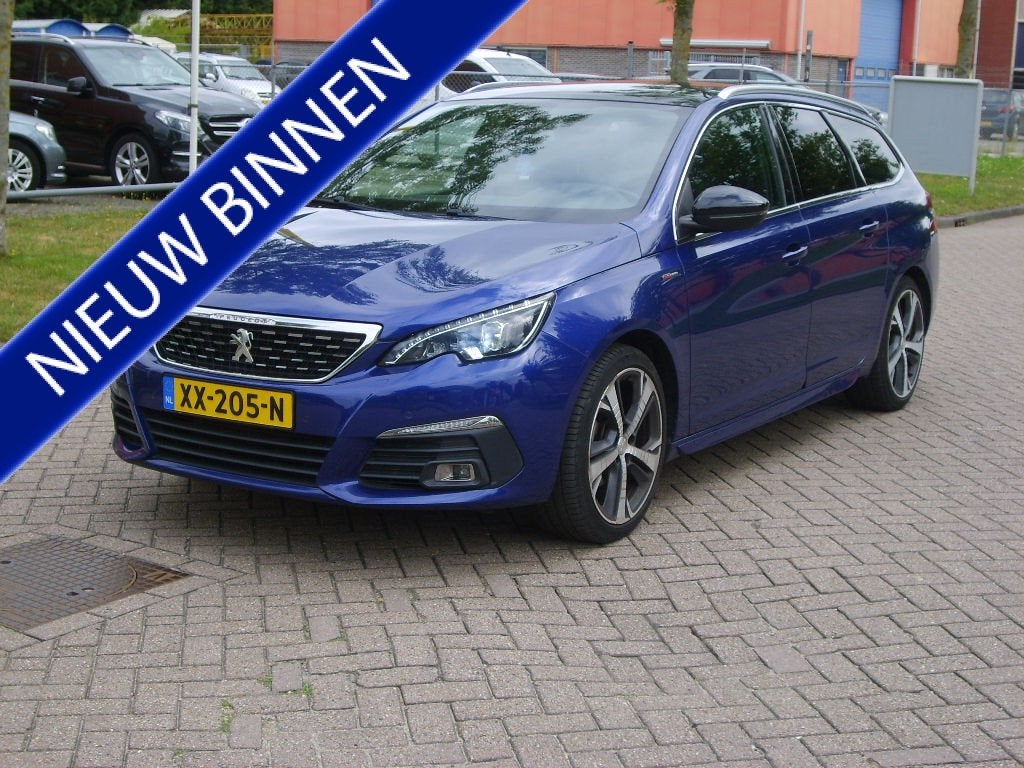 Peugeot 308 SW 1.2 PureTech GT-line (bj 2019), Auto's, Peugeot, Stof, Gebruikt, Euro 6, 1199 cc