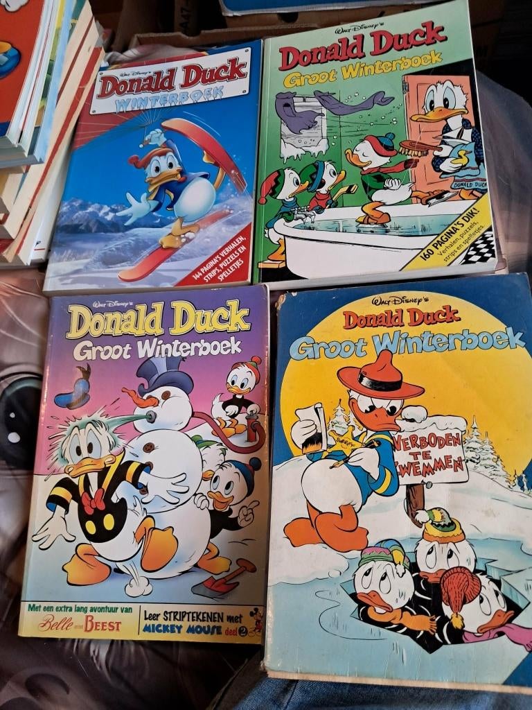 Donald duck winter en vakantie boeken, Meerdere stripboeken, Ophalen, Gelezen, Donald Duck