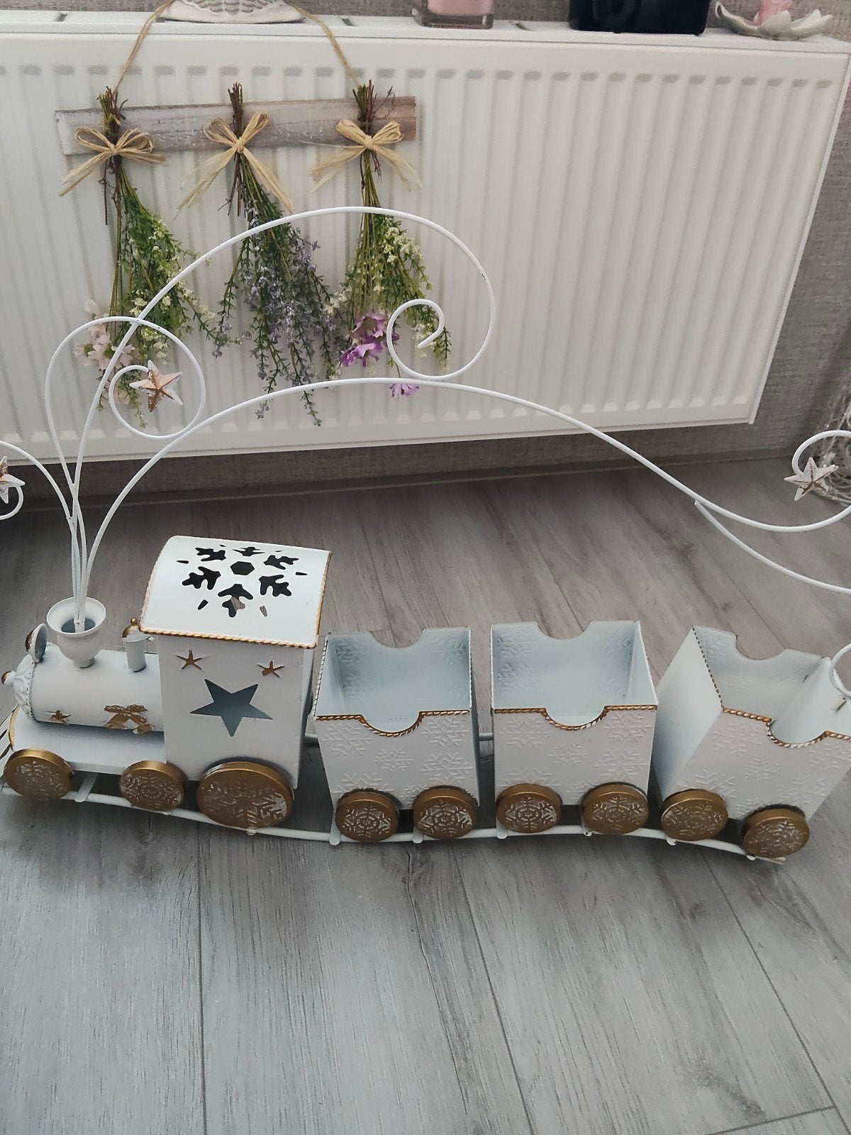 kerst trein metaal, Diversen, Ophalen, Zo goed als nieuw