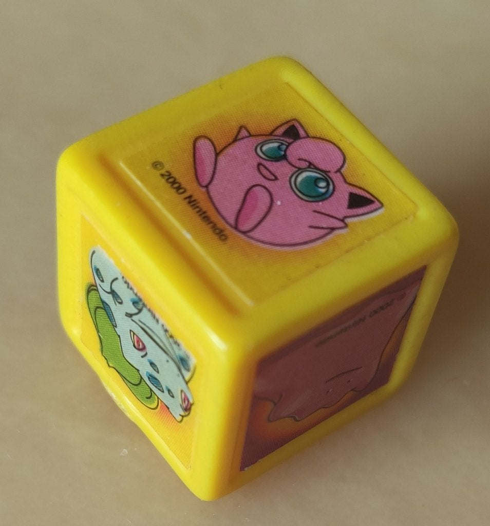 pokemon yahtzee dobbelsteen nintendo, Ophalen of Verzenden, Zo goed als nieuw, Overige typen